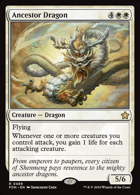 Ancestor Dragon (FDN) (489) (Beginner)