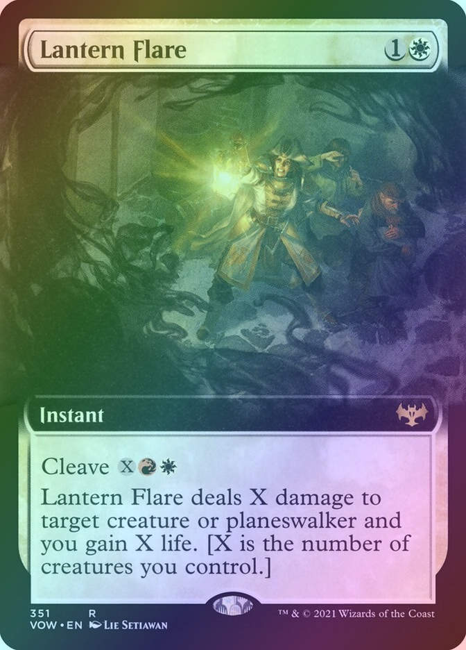 Lantern Flare (VOW) (351) / Extended Art / Foil