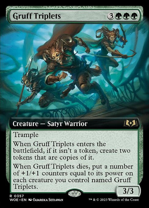 Gruff Triplets (woe) / Extended Art