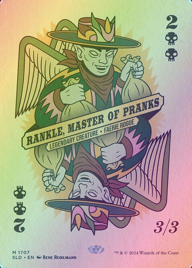 Rankle, Master of Pranks (SLD) (1707) / Borderless / Rainbow Foil