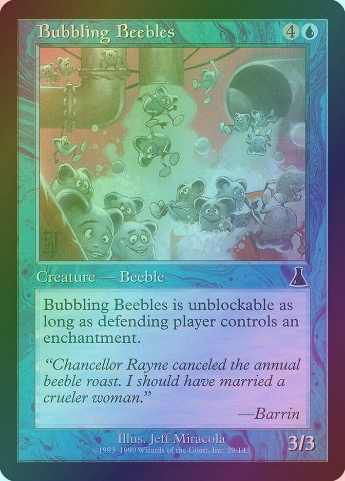 Bubbling Beebles (UDS) (29) / Foil