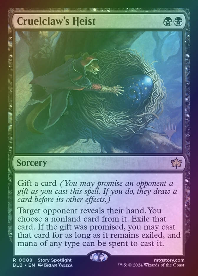 Cruelclaw's Heist (PBLB) (88p) / Foil