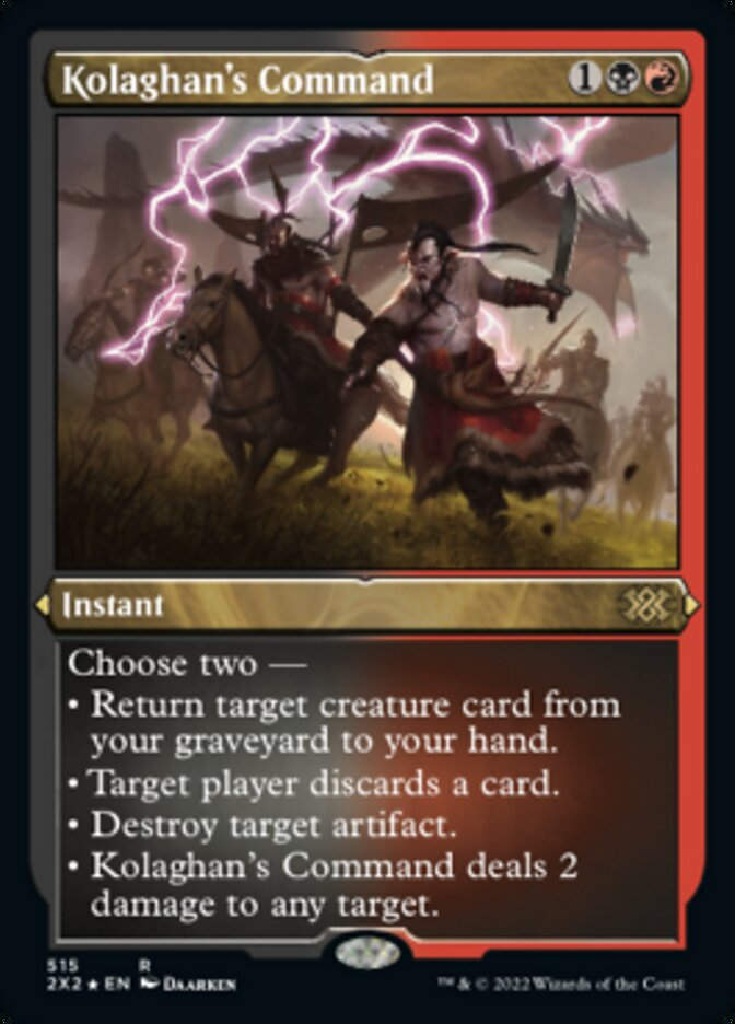 Kolaghan's Command (2X2) / Etched Foil