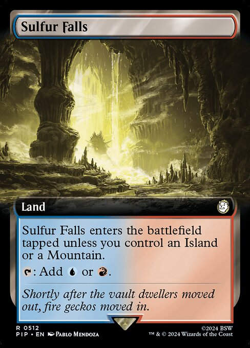 Sulfur Falls (pip) (512) / Extended Art