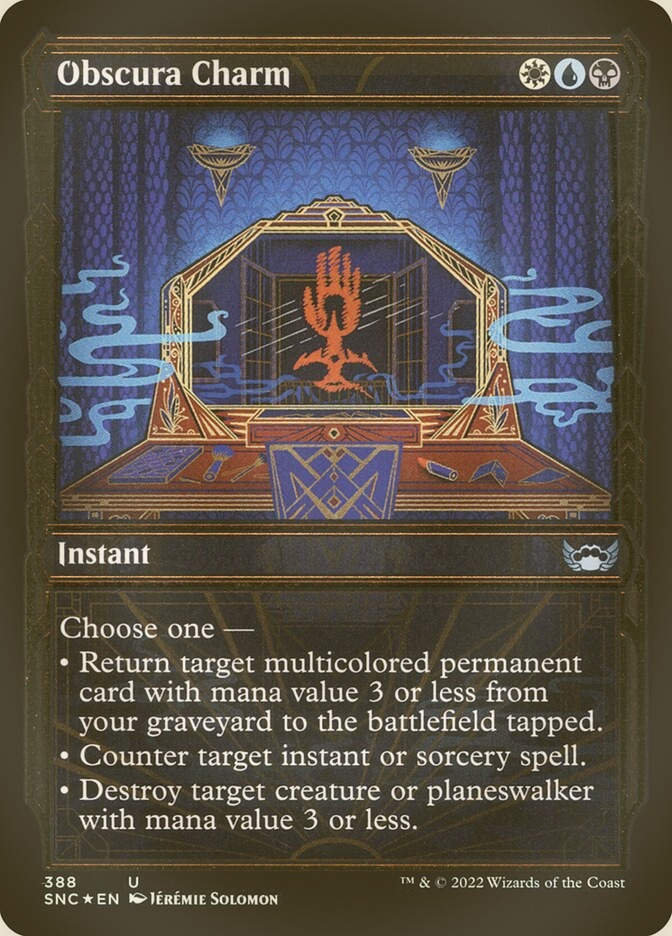 Obscura Charm (SNC) (388) / Showcase / Gilded Foil