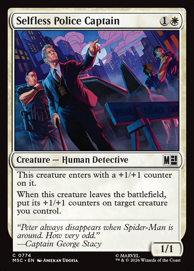 Selfless Police Captain (MSC) (774)