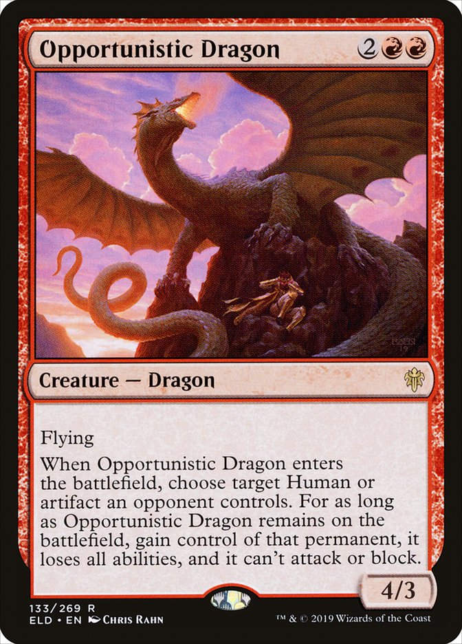 Opportunistic Dragon (ELD) (133)