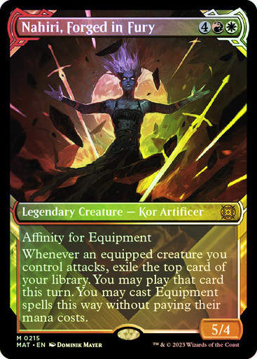Nahiri, Forged in Fury (MAT) / Halo Foil