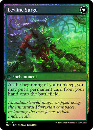 Invasion of Shandalar // Leyline Surge (mom) / Foil — cara 2 de 2