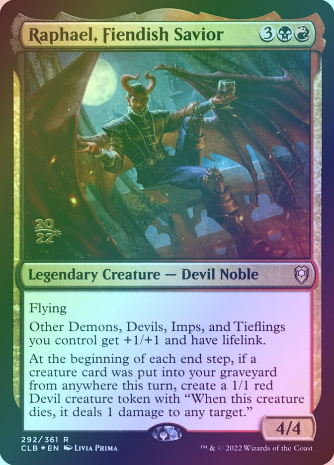Raphael, Fiendish Savior (PCLB) (292s) / Foil