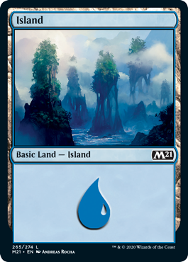 Basic Land: Island (Expansión Aleatoria)