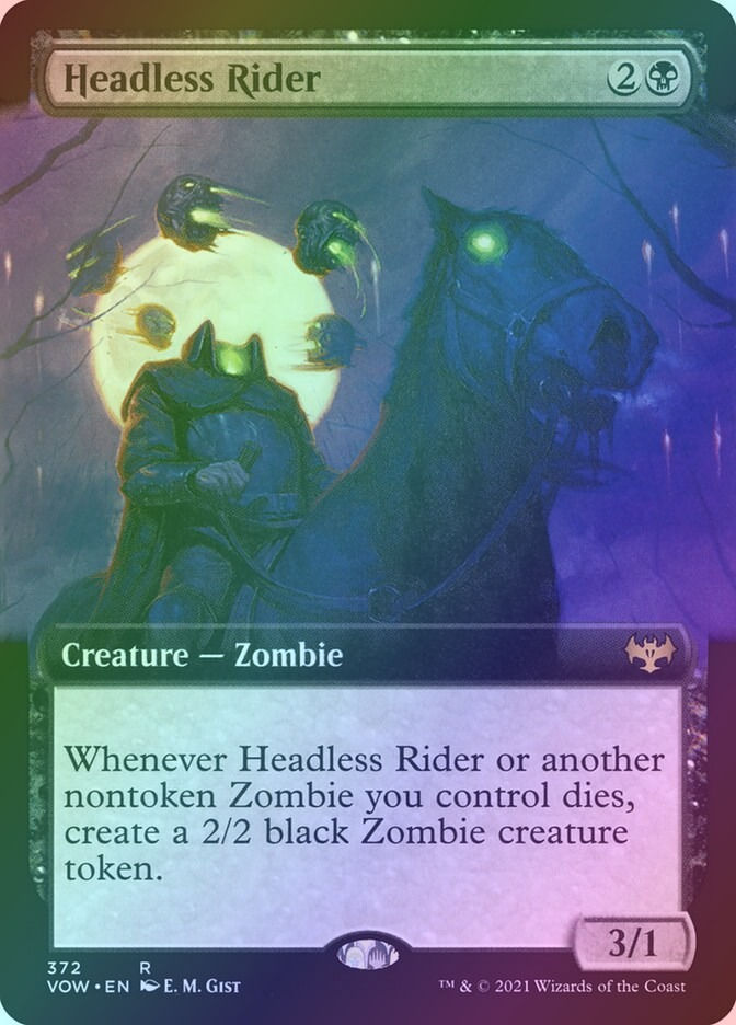 Headless Rider (VOW) (372) / Extended Art / Foil