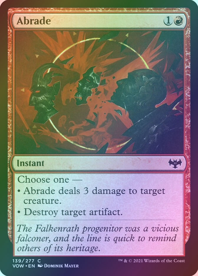 Abrade (VOW) (139) / Foil