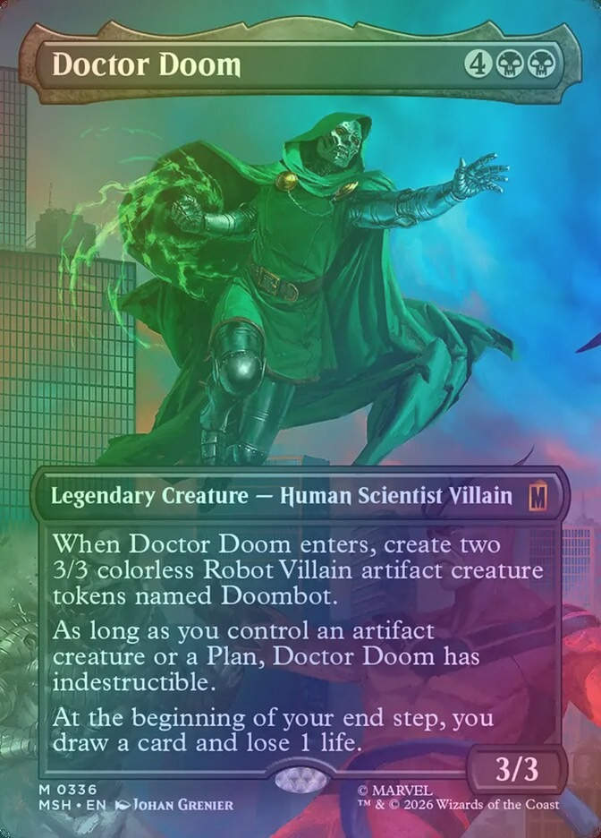 Doctor Doom (MSH) (336) / Borderless / Foil