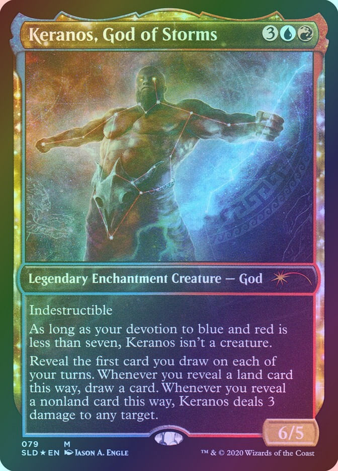 Keranos, God of Storms (SLD) (79) / Showcase / Foil