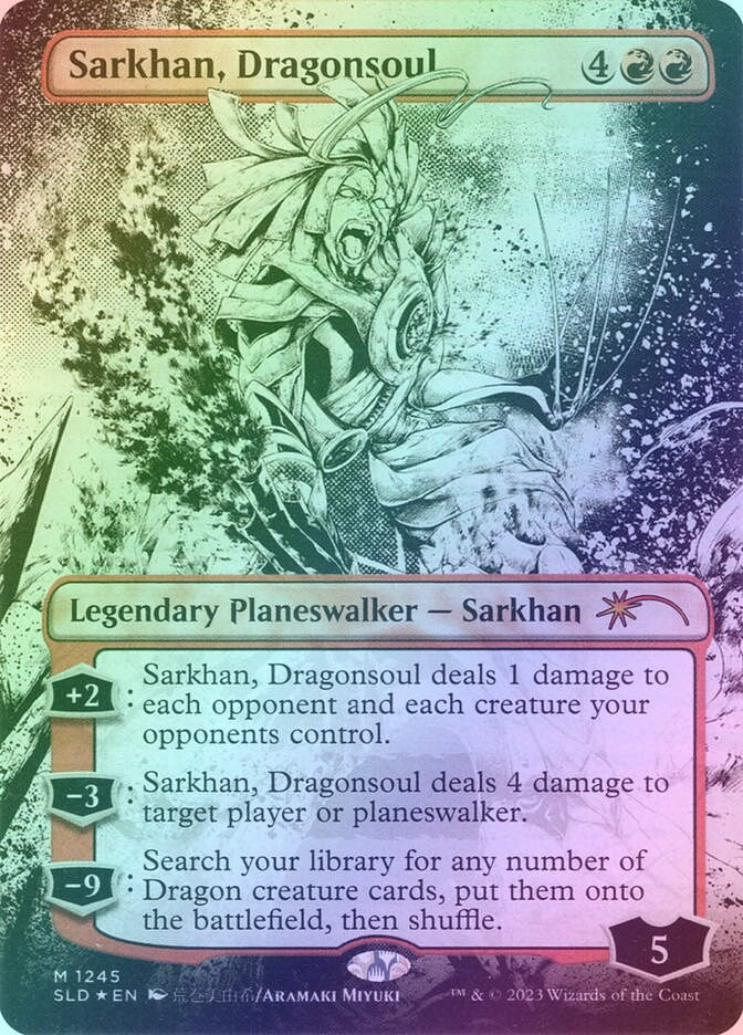 Sarkhan, Dragonsoul (SLD) (1245) / Borderless / Foil