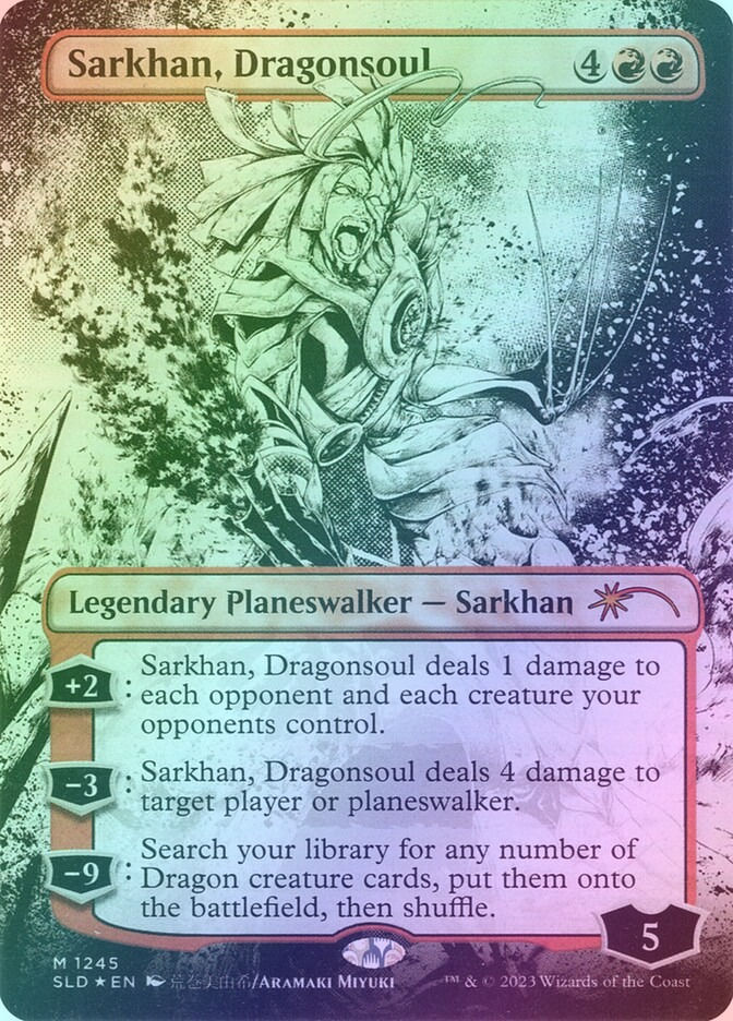 Sarkhan, Dragonsoul (SLD) (1245) / Borderless / Foil