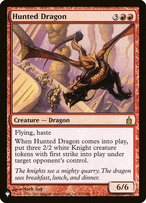 Hunted Dragon (PLST) (RAV-131)
