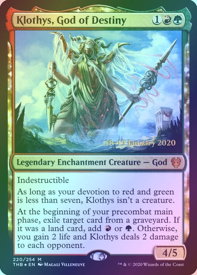 Klothys, God of Destiny (PTHB) (220s) / Foil