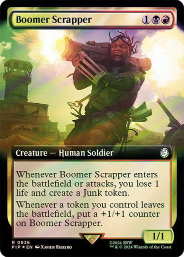 Boomer Scrapper (pip) (936) / Extended Surge Foil