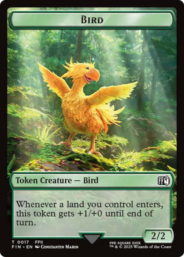 Bird Token T17 // Hero Token T09 (TFIN) — cara 1 de 2