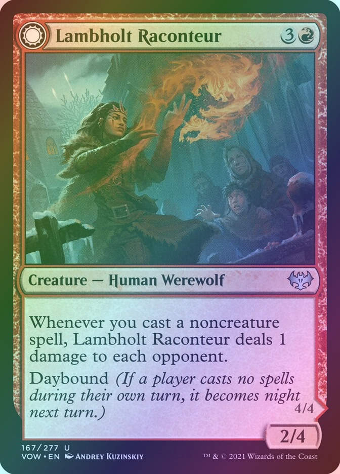 Lambholt Raconteur // Lambholt Ravager (VOW) (167) / Foil