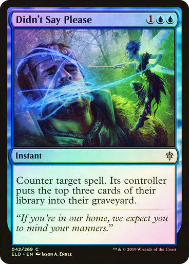 Didn't Say Please (ELD) (42) / Foil