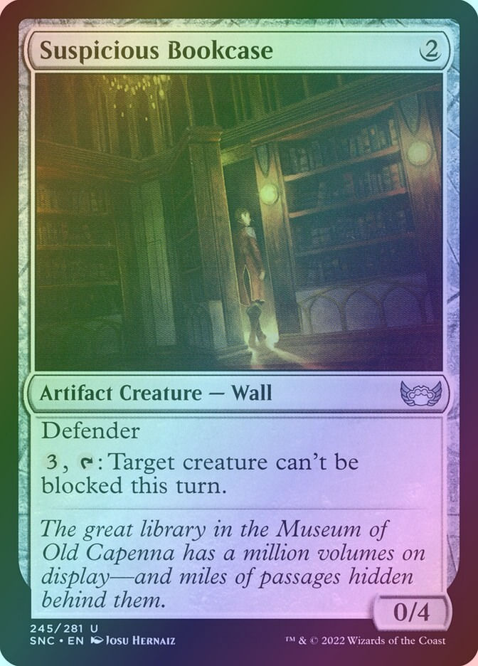 Suspicious Bookcase (SNC) (245) / Foil