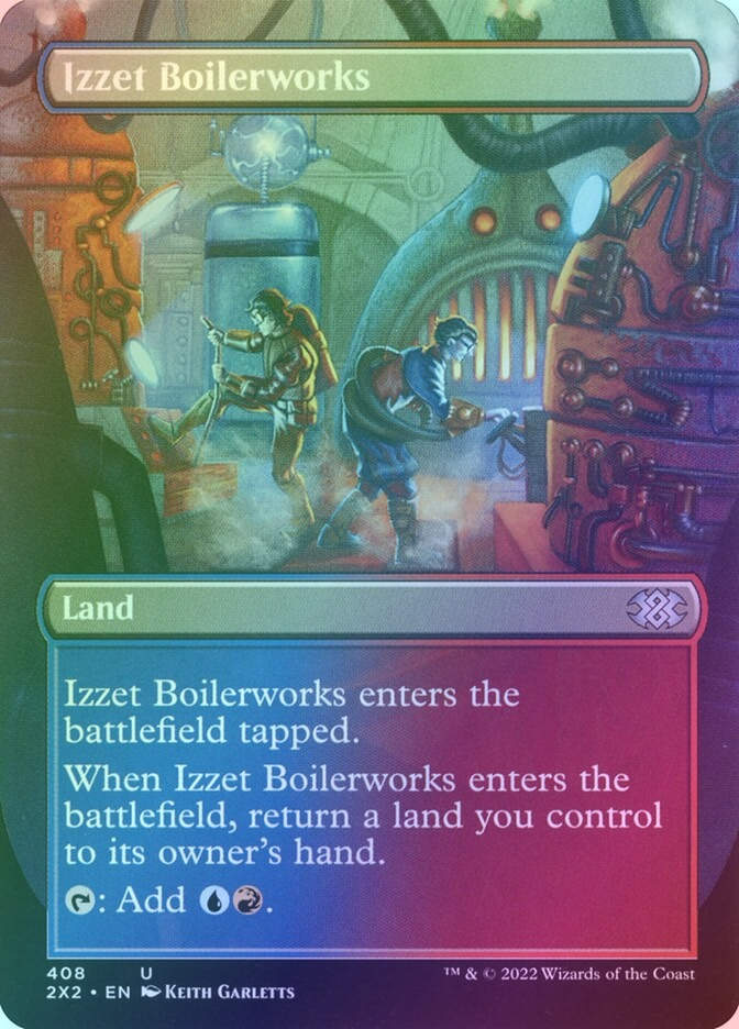 Izzet Boilerworks (2X2) (408) / Borderless / Foil