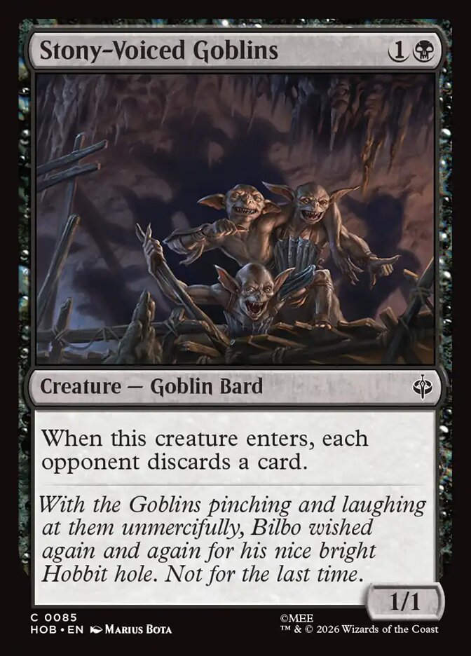 Stony-Voiced Goblins (HOB) (85)