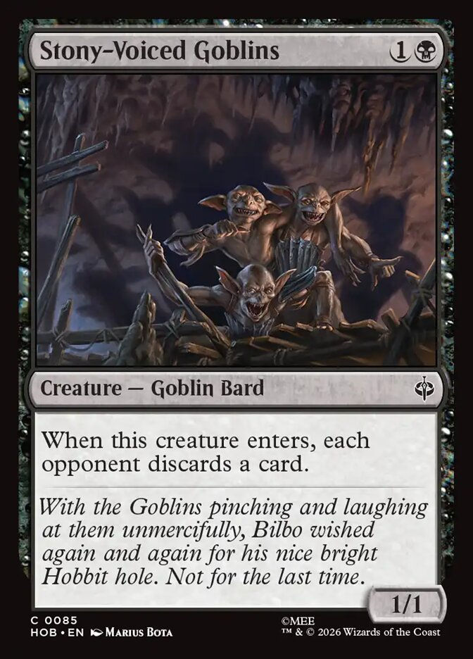 Stony-Voiced Goblins (HOB) (85)