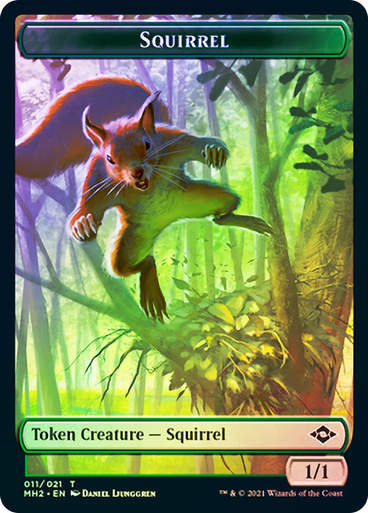 Token (Squirrel // Timeless Witness) (MH2) / Foil