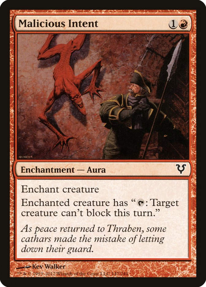 Malicious Intent (AVR) (147) / Foil