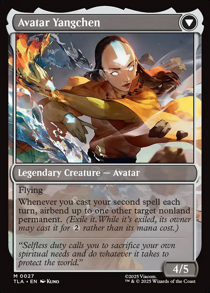 The Legend of Yangchen // Avatar Yangchen (TLA) (27) — cara 2 de 2