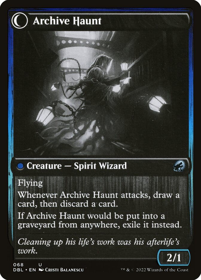 Overwhelmed Archivist // Archive Haunt (DBL) (68) — cara 2 de 2