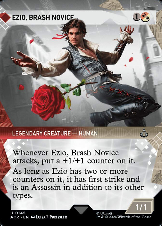 Ezio, Brash Novice (ACR) (145) / Borderless / Showcase