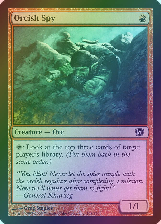 Orcish Spy (8ED) (208★) / Foil