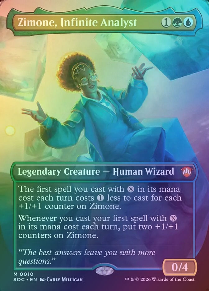 Zimone, Infinite Analyst (SOC) (10) / Borderless / Foil