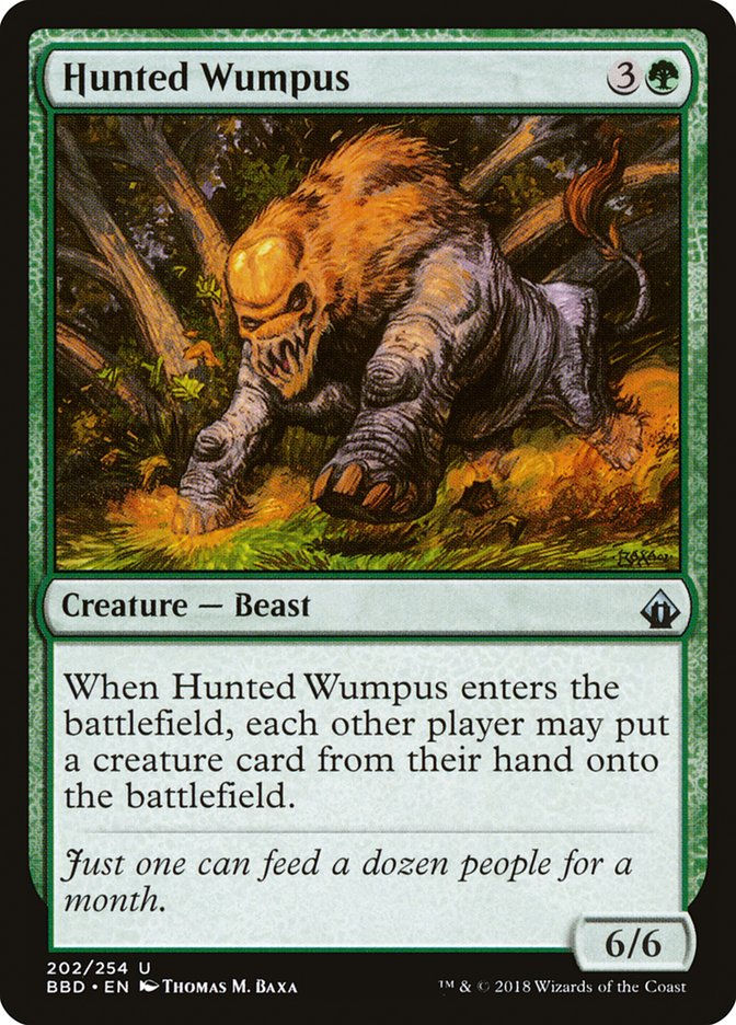 Hunted Wumpus (BBD) (202) / Foil