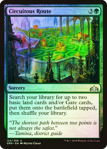 Circuitous Route (GRN) (125) / Foil