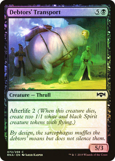 Debtors' Transport (RNA) (72) / Foil