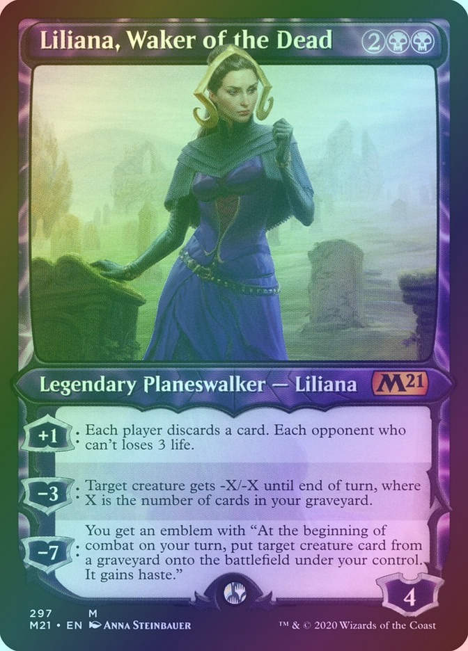Liliana, Waker of the Dead (M21) (297) / Showcase / Foil