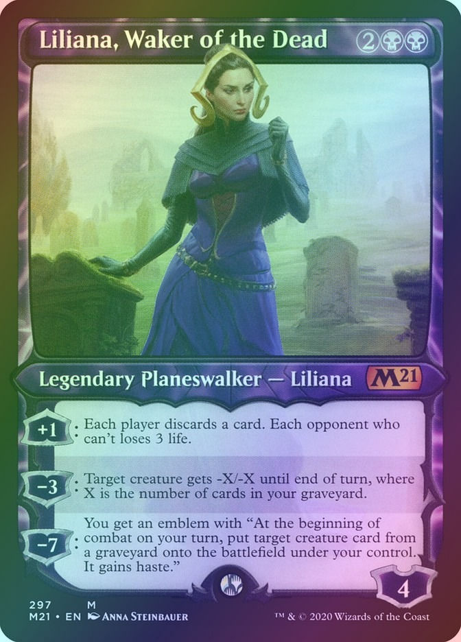 Liliana, Waker of the Dead (M21) (297) / Showcase / Foil
