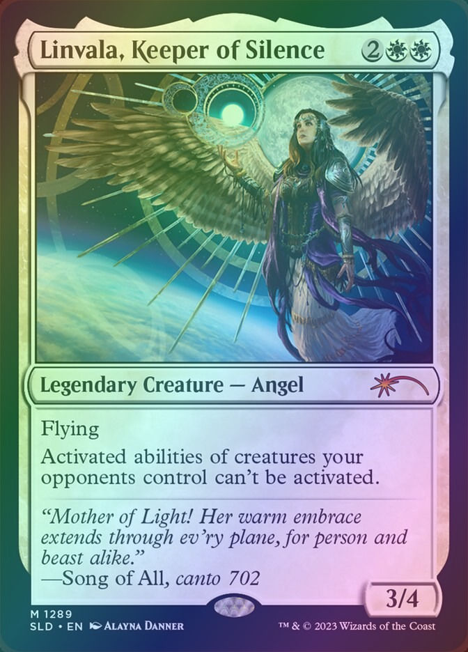 Linvala, Keeper of Silence (SLD) (1289) / Foil