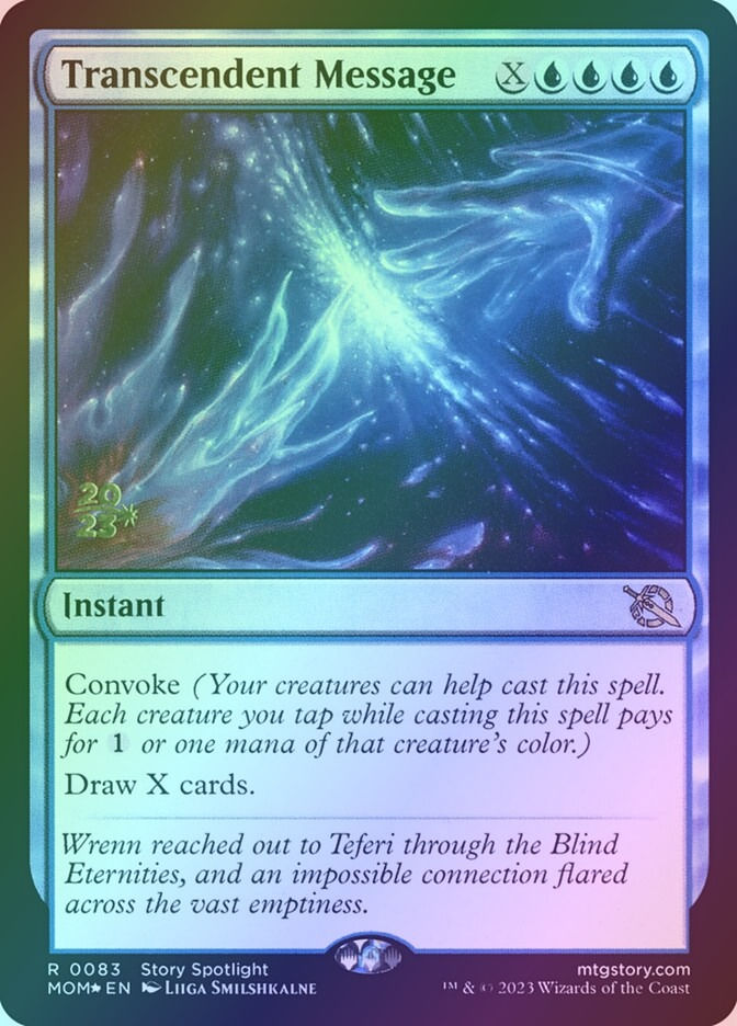Transcendent Message (PMOM) (83s) / Foil