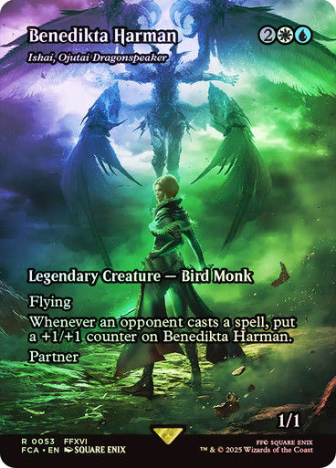 Ishai, Ojutai Dragonspeaker (FCA) (53) / Borderless / Foil