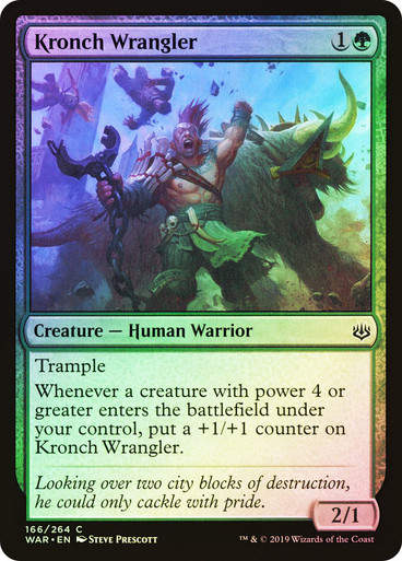 Kronch Wrangler (WAR) (166) / Foil