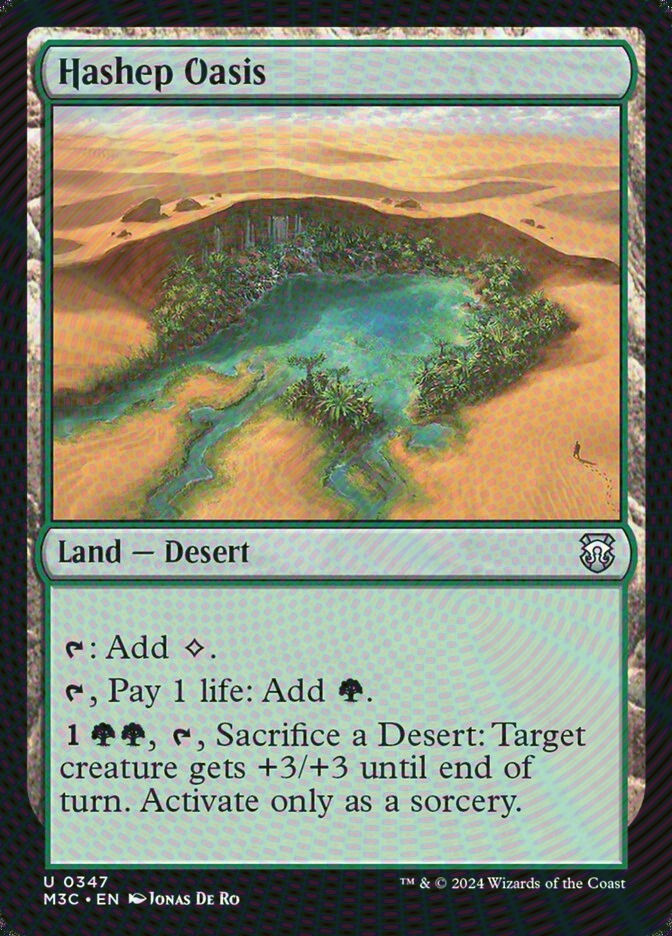Hashep Oasis (M3C) (347) / Ripple Foil