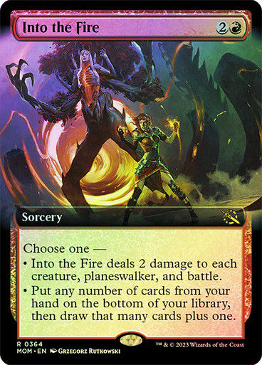 Into the Fire (mom_364) / Extended Art / Foil