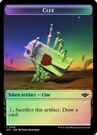 Clue // Mercenary (TOTJ) / Foil — cara 1 de 2